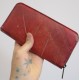 Teakleaf Zip Surround Red Large Wallet Vegan